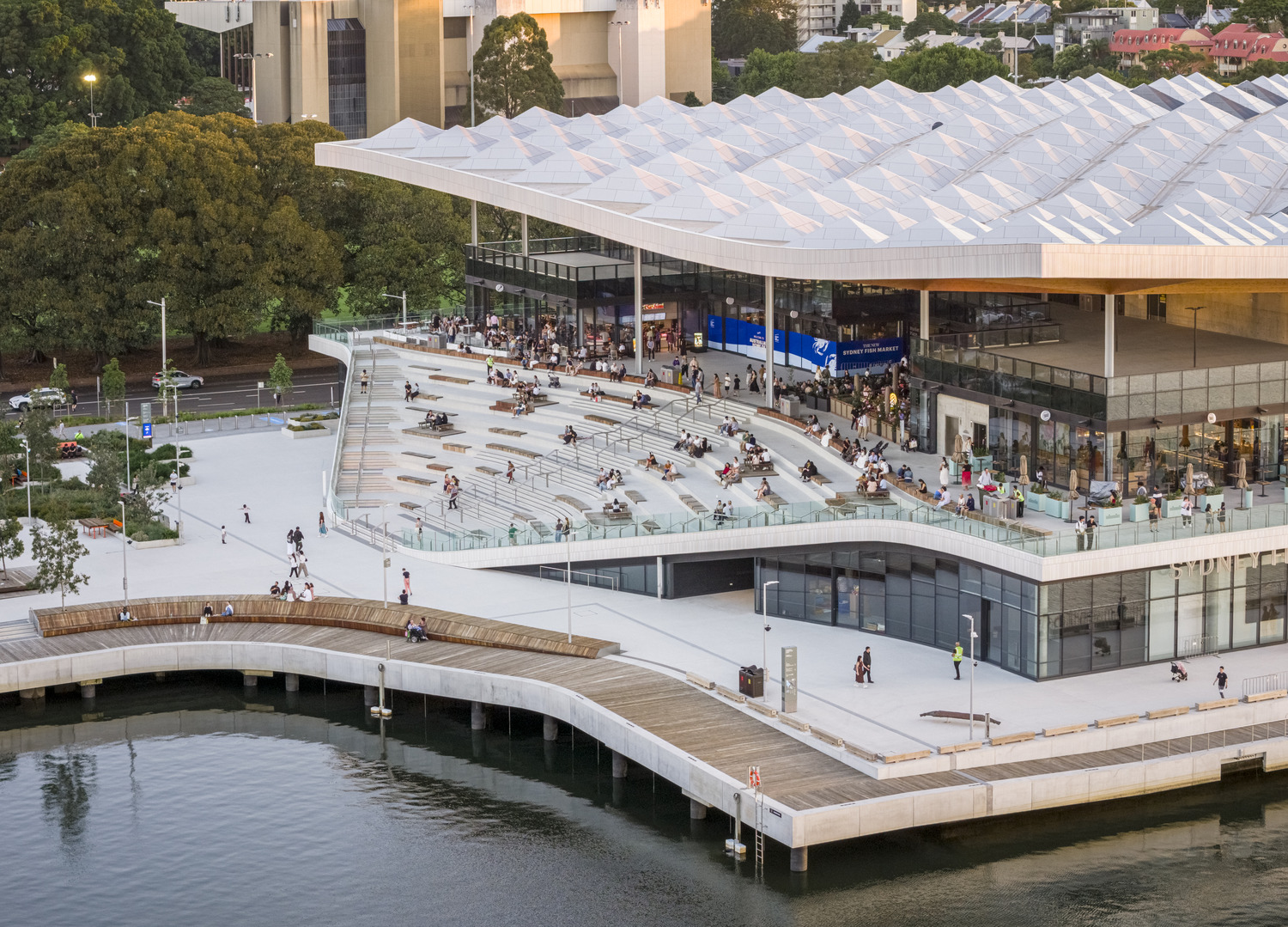 Syndey Fish Market by BVN. Image courtesy of BVN Architects.